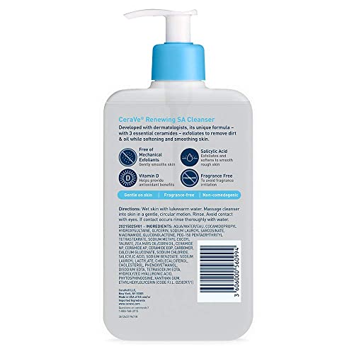 CeraVe SA Cleanser | Salicylic Acid Cleanser