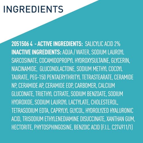CeraVe Acne Treatment Face Wash