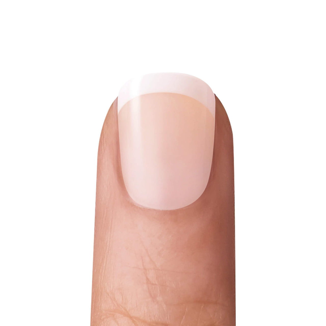 KISS Salon Acrylic, Press-On Nails, Nail glue included, 'Crush Hour', French, Petite Size, Squoval Shape, Includes 28 Nails, 2g Glue, 1 Manicure Stick, 1 Mini File | Premium Nail Wraps