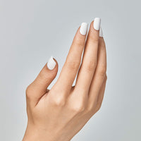 Thumbnail for KISS imPRESS No Glue Mani Press On Nails, , 'Frosting', White, Short Size, Squoval Shape, Includes 30 Nails, Prep Pad, Instructions Sheet, 1 Manicure Stick, 1 Mini File | Premium Nail Wraps