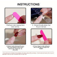 Thumbnail for Medium Square Press on Nails French Tip False Nails with Leopard Print 3D Flower and Stars Designs Fake Nail Embossed Acrylic Full Cover Stick on Nail for Women 24 Pcs (P-1, M-1)