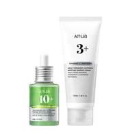 Thumbnail for Anua Soothing & Barrier Support Duo, Azelaic acid serum for face with Ceramide barrier moisturizer, Spot Care & Calming Effect, Korean Skincare Set