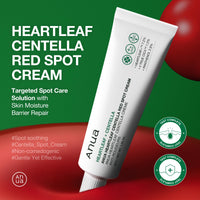 Thumbnail for Anua Heartleaf Centella Red Spot Cream, Hydration Face Moisturizer for Skin Relief, Niacinamide, Centella, Panthenol, Spot Treatment for sensitive skin, Non-comedogenic, Korean Skincare (30g/1.05oz)
