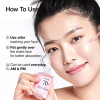 Thumbnail for Anua Peach 70 Niacinamide Serum 30ml / brightening hydrating face serum/daily clean beauty (1.01 fl. oz.)