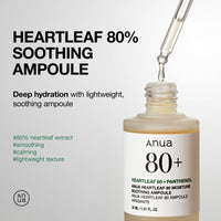 Thumbnail for Anua Skin Relief Duo for Calming Skin, Heartleaf 77 pH 5.5 Soothing Toner, Heartleaf 80 Calming Ampoule for Sensitive Skin, panthenol B5, Hydrating, Soothing Effect, Vegan, Korean Skincare Set