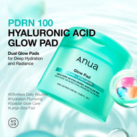 Thumbnail for Anua PDRN 100 Hyaluronic Acid Pad, Glow-Plumping Korean Face Pad for Daily Skincare & Makeup Prep, Dual-Sided Toner for Radiant Skin & Deep Hydration, Korean Skin Care (180ml, 60 Pads)