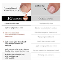Thumbnail for BTArtboxnails XCOATTIPS Toe Nail Tips - French Toe Press On Nails Short, 160Pcs Nude Soft Gel Toe Nail Tips, French Press On Toenails for Women | Premium Nail Wraps