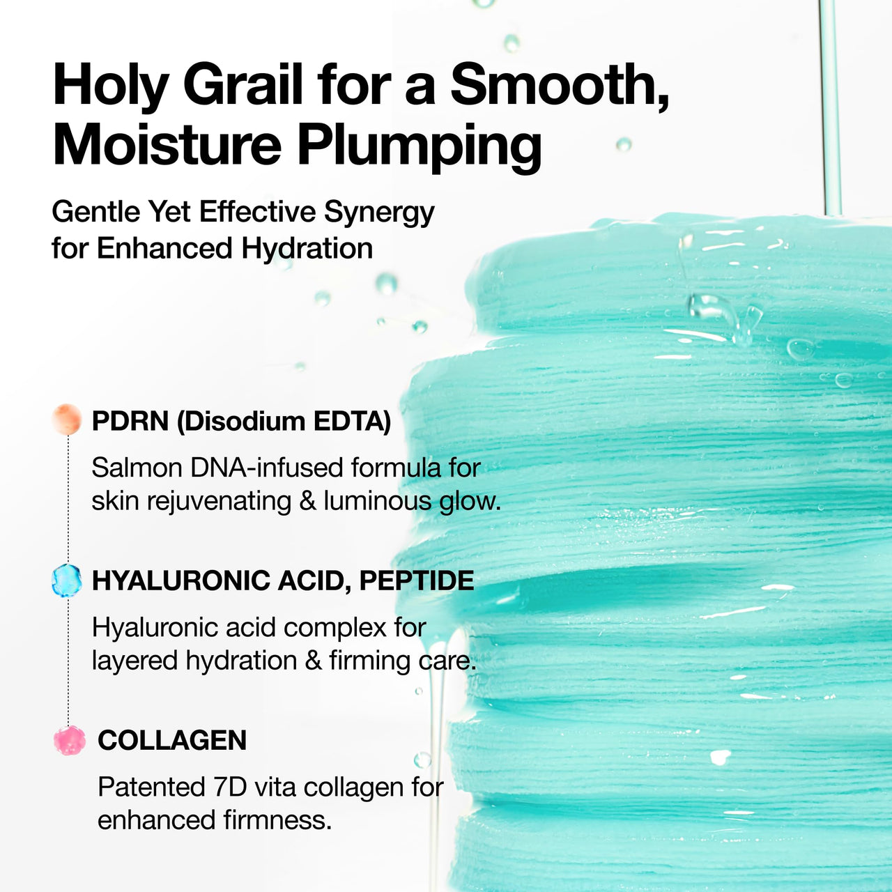 Anua PDRN 100 Hyaluronic Acid Pad, Glow-Plumping Korean Face Pad for Daily Skincare & Makeup Prep, Dual-Sided Toner for Radiant Skin & Deep Hydration, Korean Skin Care (180ml, 60 Pads)