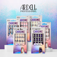 Thumbnail for Ardell Nail Addict Chrome Press on Nails Short Square Shape, Mystic, Nail Kit, 1-Pack