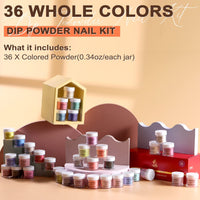 Thumbnail for Lavender Violets Lavender Violets 36 Colors Dip Powder Nail Kit