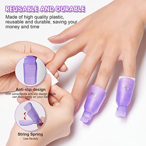 Makartt Beauty Makartt Gel Nail Polish Remover Clips Kit