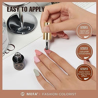 Thumbnail for MEFA Nude-Pink Collection | 20 Colours | MEFA | 23 Pcs Gel Nail Polish Kit