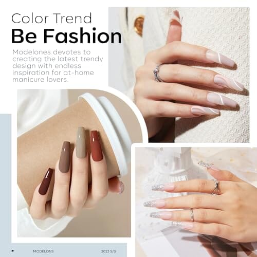 modelones False Nails Nail Kit inc. UV Lamp Modelones Gel X Nail Kit