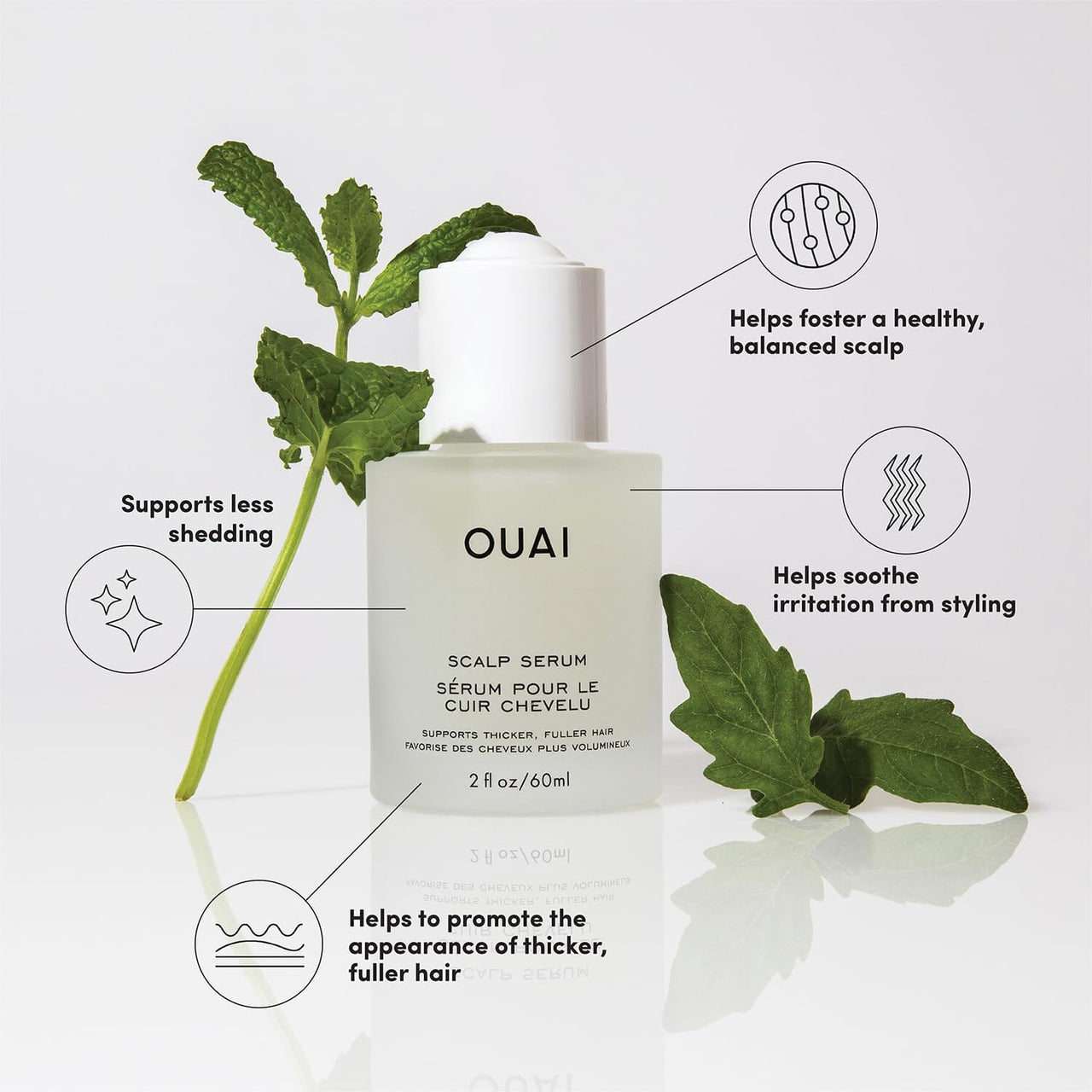 OUAI Beauty 60 ml OUAI Scalp Serum - Balancing and Hydrating Serum