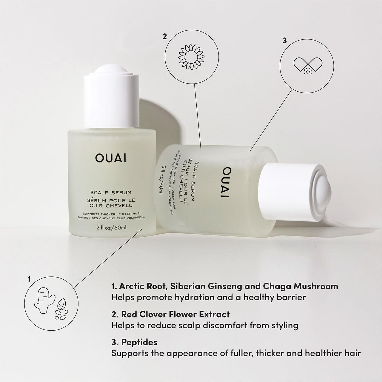 OUAI Beauty 60 ml OUAI Scalp Serum - Balancing and Hydrating Serum