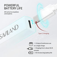 Thumbnail for SAVILAND nail dryers White Mini UV Light | Flash Dry
