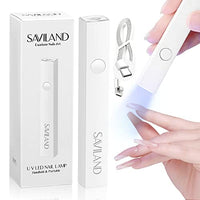 Thumbnail for SAVILAND nail dryers White Mini UV Light | Flash Dry