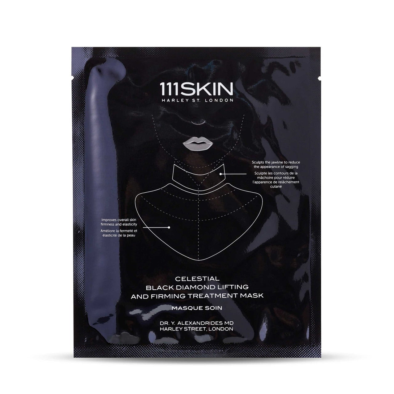111SKIN Sheet Mask Celestial Black Diamond Lifting And Firming Neck Mask