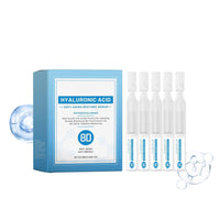 Thumbnail for Hyaluronic acid serum packaging with ampoules on a white background