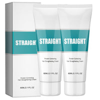 Thumbnail for Two tubes of protein correcting hair straightening cream with a box on a white background