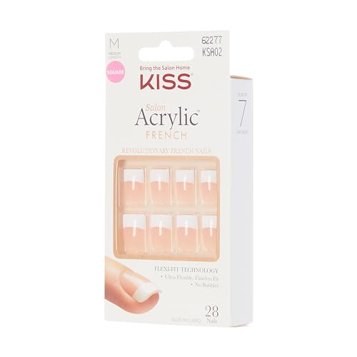 Kiss Salon Acrylic Press On Nails, gel nail wraps – long – CrazyGels