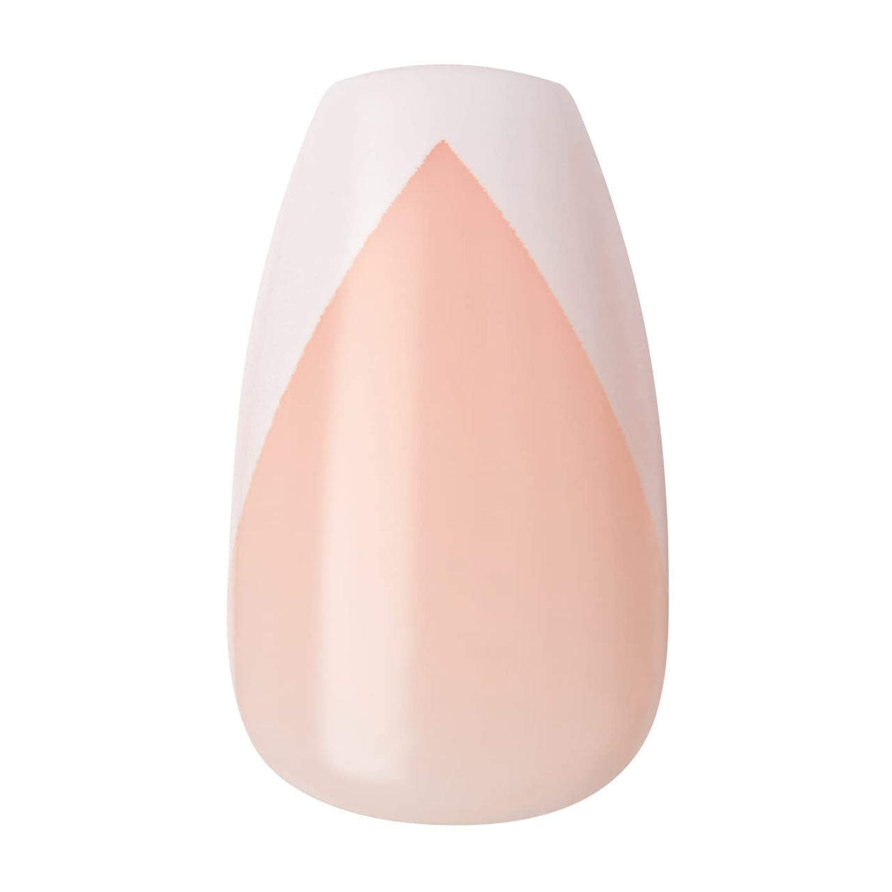 imPRESS KISS Press-On Manicure, Nail Kit, PureFit Technology, Medium Length Press-On Nails, 'So French', Includes Prep Pad, Mini Nail File, Cuticle Stick, and 30 Fake Nails