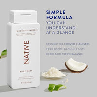 Thumbnail for Native Body Wash Contains Naturally Derived Ingredients