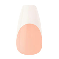 Thumbnail for Kiss Salon Acrylic French Nail Manicure gel nail wraps – french long – CrazyGels