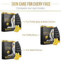 Thumbnail for DERMORA Golden Glow Under Eye Patches | 20 Pairs