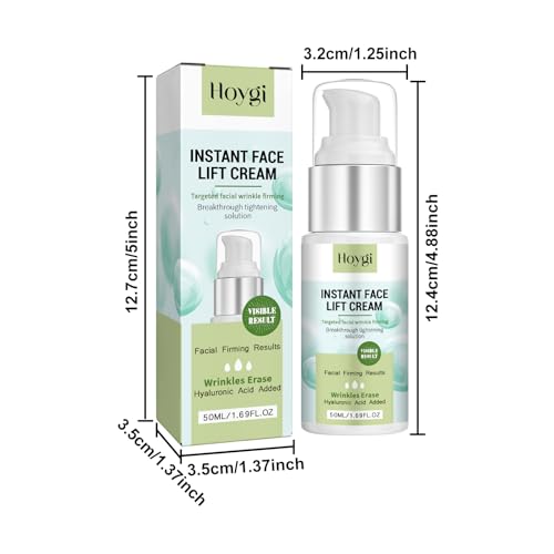 Face Cream with Hyaluronic Acid & Glycerin & Mineral Oil