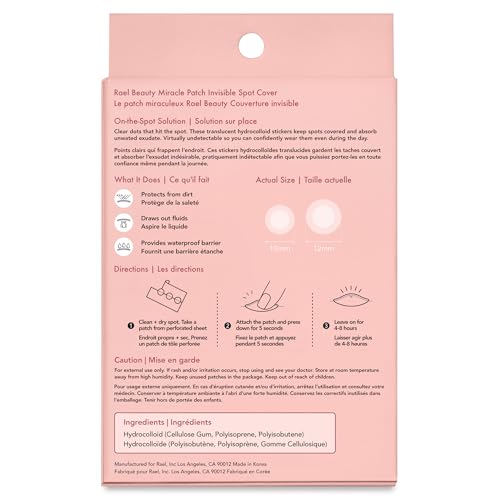 Rael Pimple Patches, Miracle Invisible Spot Cover