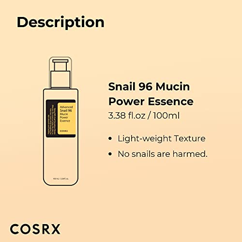 COSRX Snail Mucin 96% Power Repairing Essence