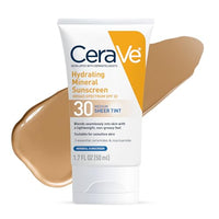 Thumbnail for CeraVe Hydrating Mineral Sunscreen SPF 30 with Sheer Tint