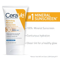 Thumbnail for CeraVe Hydrating Mineral Sunscreen SPF 30 with Sheer Tint