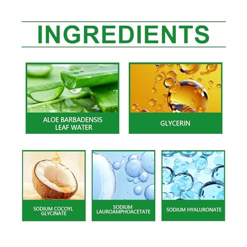 Aloe Vera Cleansing Foam with Sodium Hyaluronate - Hoygi
