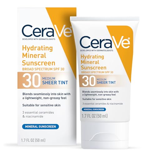 CeraVe Hydrating Mineral Sunscreen SPF 30 with Sheer Tint