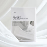 Thumbnail for ANUA - Heartleaf Cream Mask Night Solution Pack (Set of 10) | soothing, anti-acne, moisturizing, hydrating, sensitive skin, barrier strengthening