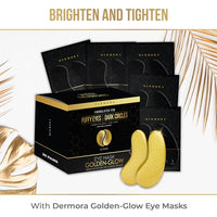 Thumbnail for DERMORA Golden Glow Under Eye Patches | 20 Pairs