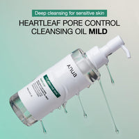 Thumbnail for ANUA Gentle Double Cleanser Duo for Facial Cleansing : Heartleaf Pore Control Cleansing Oil Mild & Hydrating Gentle Foaming Cleanser for Double Cleansing, Daily Facial Cleanser, Korean Skincare
