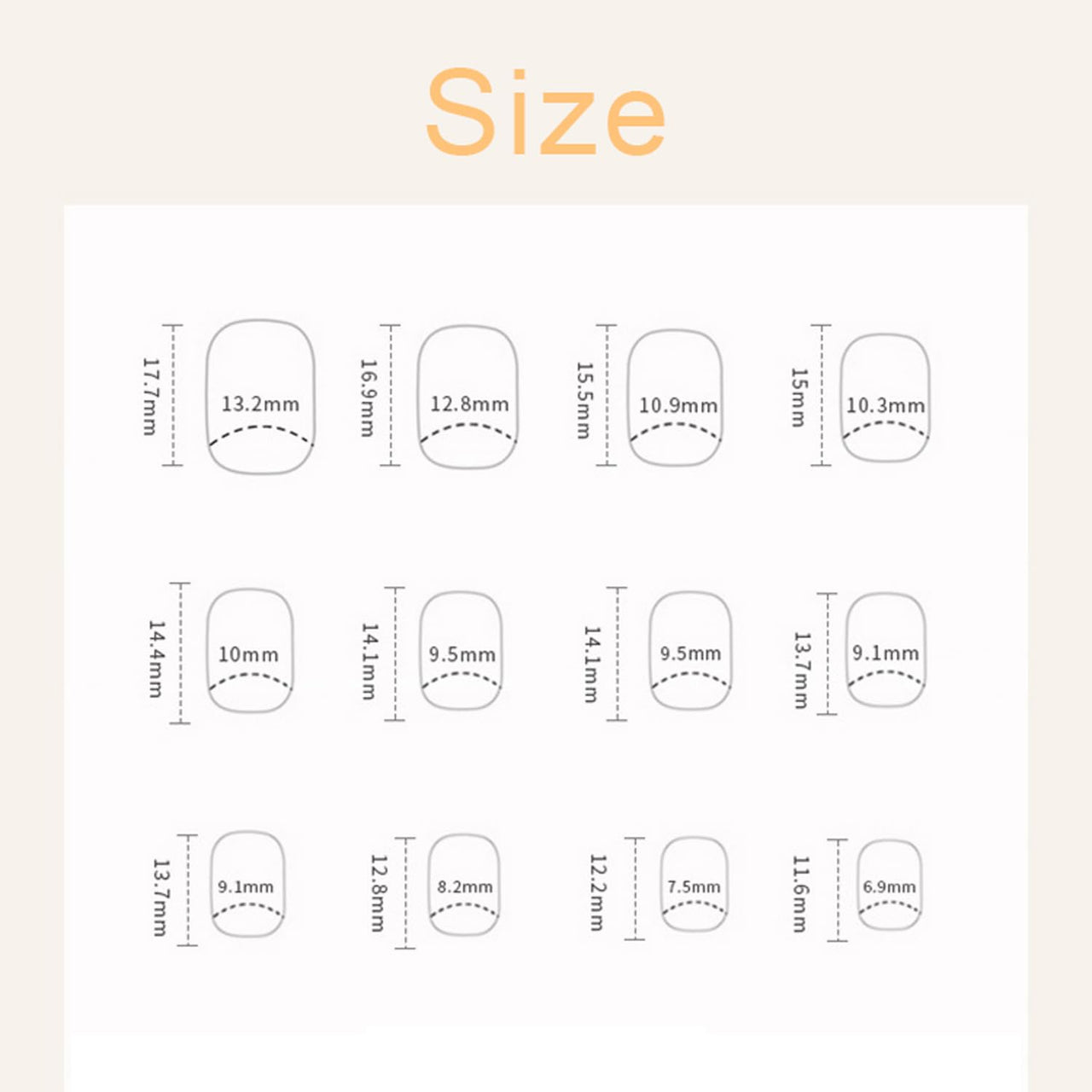 White French Tip Press On Nails gel nail wraps – french white – CrazyGels