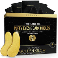 Thumbnail for DERMORA Golden Glow Under Eye Patches | 20 Pairs