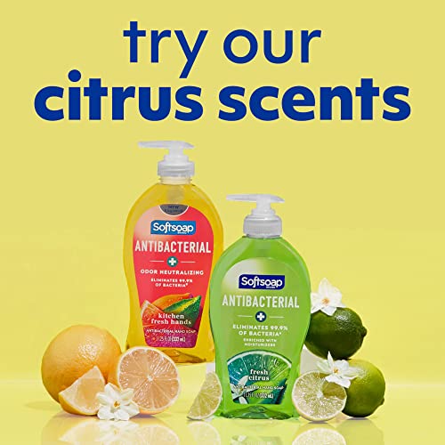 Softsoap Antibacterial Liquid Hand Soap | Fresh Citrus Scent