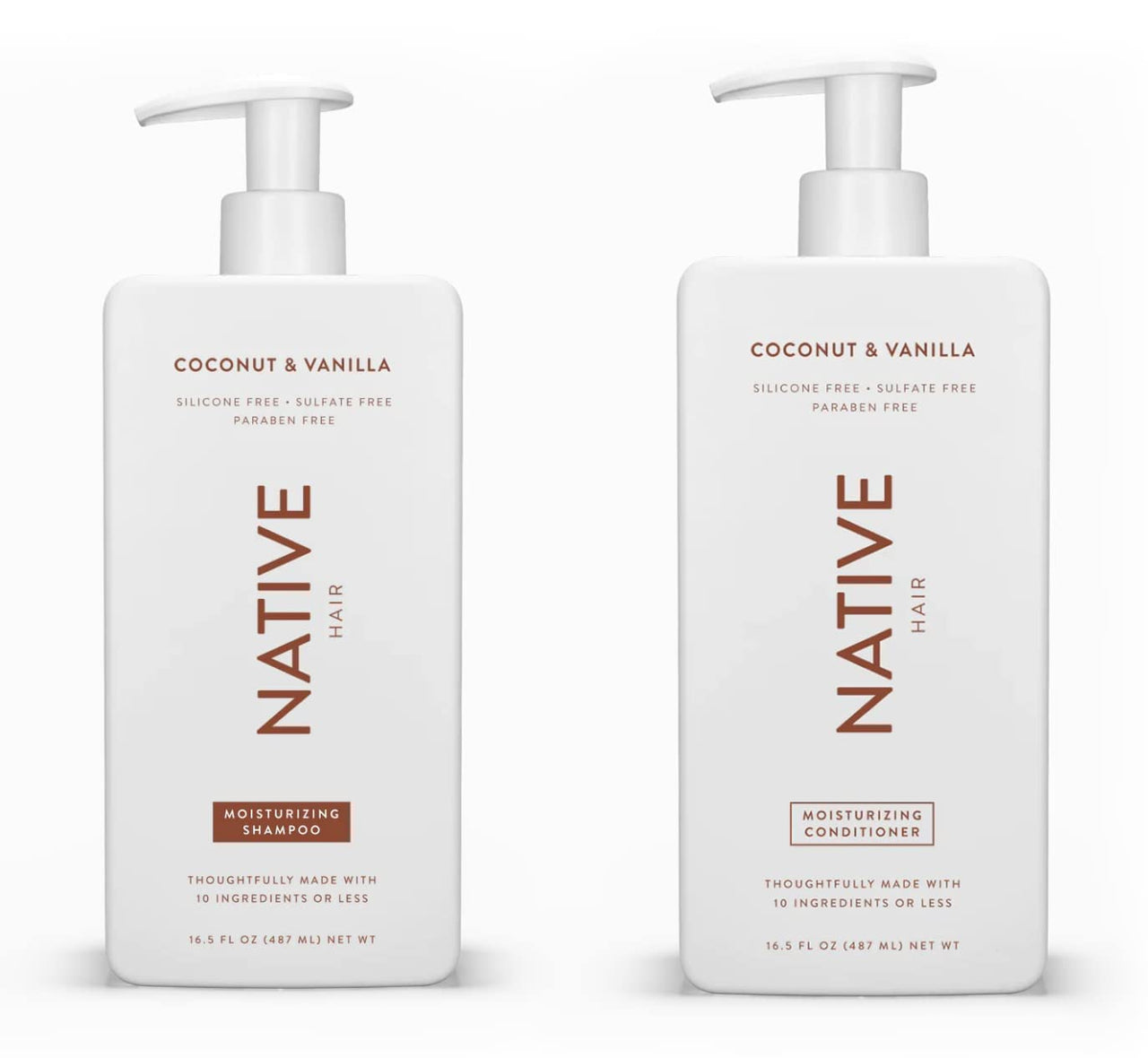 Native Shampoo and Conditioner Set, 16.5 fl oz each (2 pack)