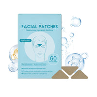 Thumbnail for Facial patches packaging with hyaluronic acid text on a white background