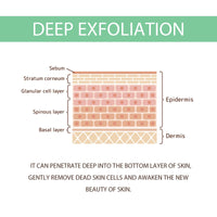 Thumbnail for Gentle Exfoliating Facial Gel - Mint Green, with Chlorella & Hydrolyzed Collagen, Deep Cleansing, Pore Minimizer, Smoothing Scrub, 3.53 Oz