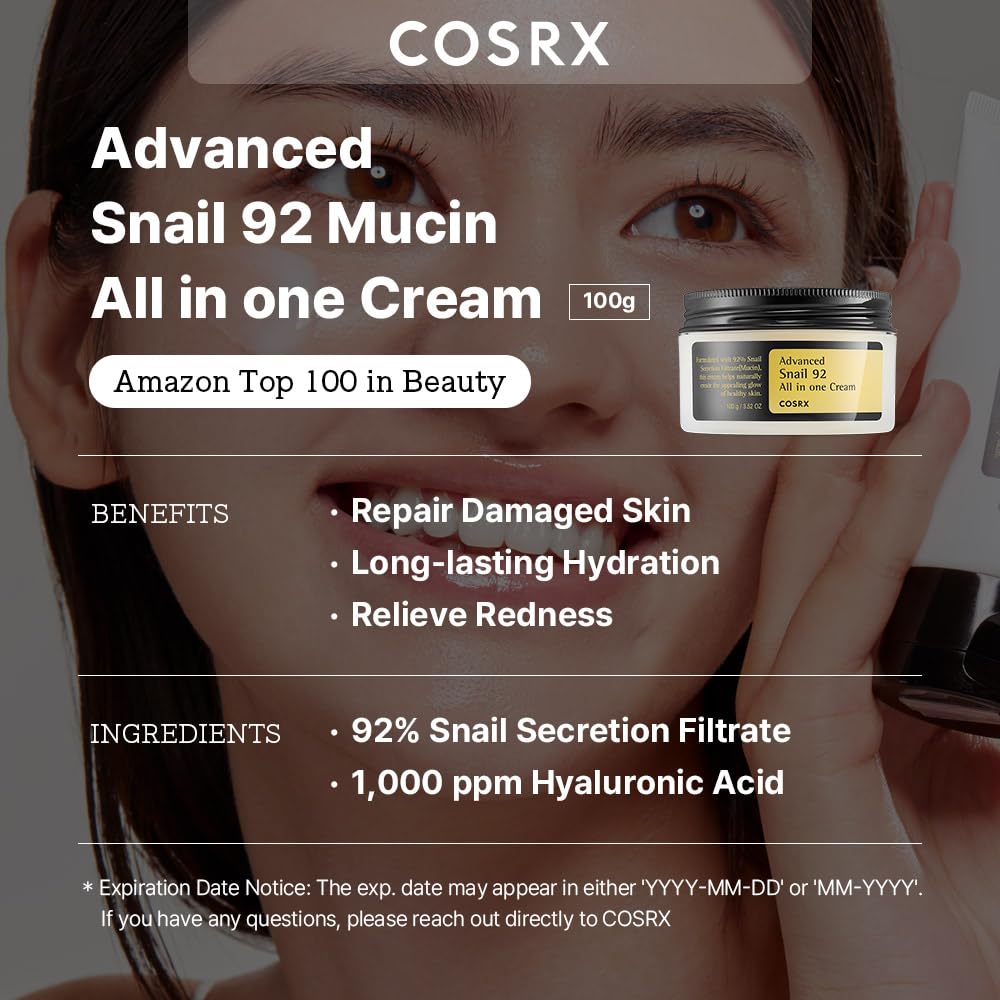 COSRX Snail Mucin 92% Repair Cream