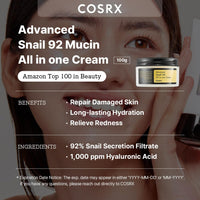 Thumbnail for COSRX Snail Mucin 92% Repair Cream