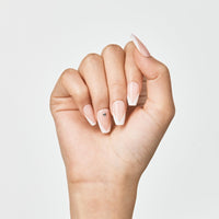 Thumbnail for imPRESS KISS Press-On Manicure, Nail Kit, PureFit Technology, Medium Length Press-On Nails, 'So French', Includes Prep Pad, Mini Nail File, Cuticle Stick, and 30 Fake Nails