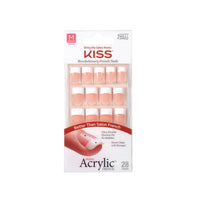 Thumbnail for Kiss Salon Acrylic Press On Nails, gel nail wraps – long – CrazyGels