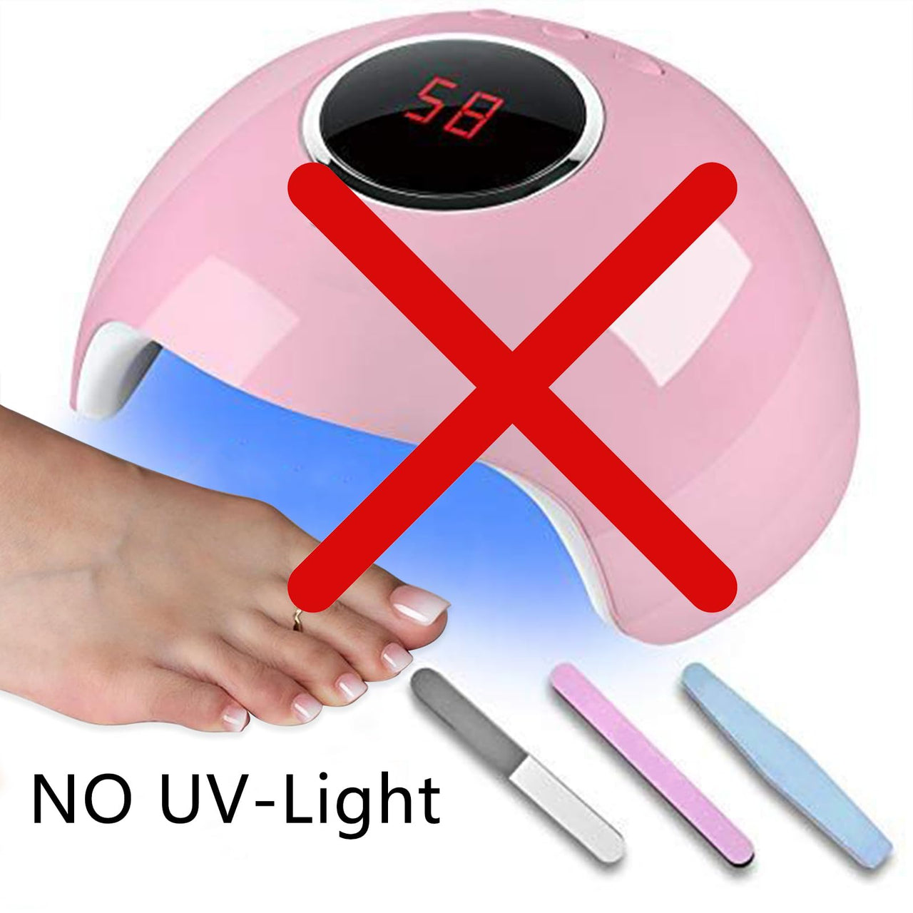 VOTACOS Nail Polish Strips for Toes, No UV Needed, Toe Nails Stickers White Flower French Toenail Gel Nail Strips Pedicure Full Nails Wraps for Women with 1 Wooden Stick, 1 Nail File & 2 Prep Pad